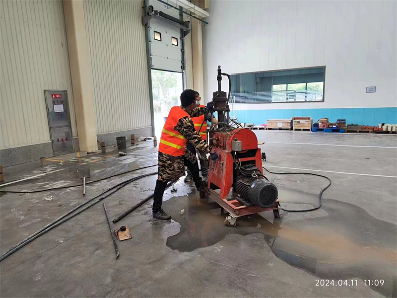 陇西厂房地面下沉塌陷注浆加固施工